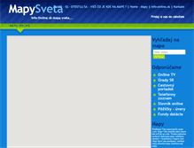 Tablet Screenshot of mapy.info-online.sk