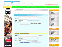 Tablet Screenshot of cestovny-poriadok.info-online.sk